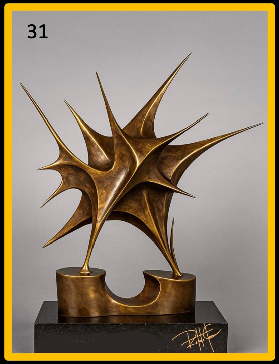 Eclosión — Bronce a la cera perdida, 2020. Escultura de Roberto Claussen.