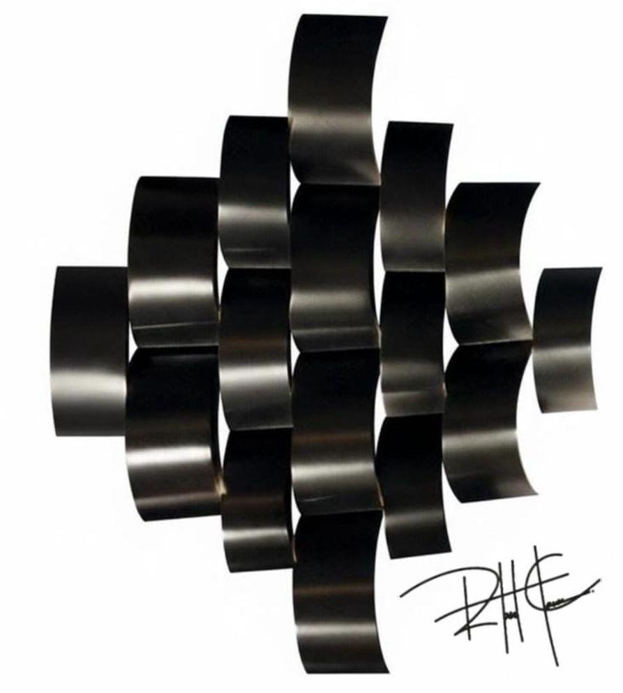 Fractais — Objeto de Parede. Aço carbono · textura duco acetinada. Roberto Claussen.
